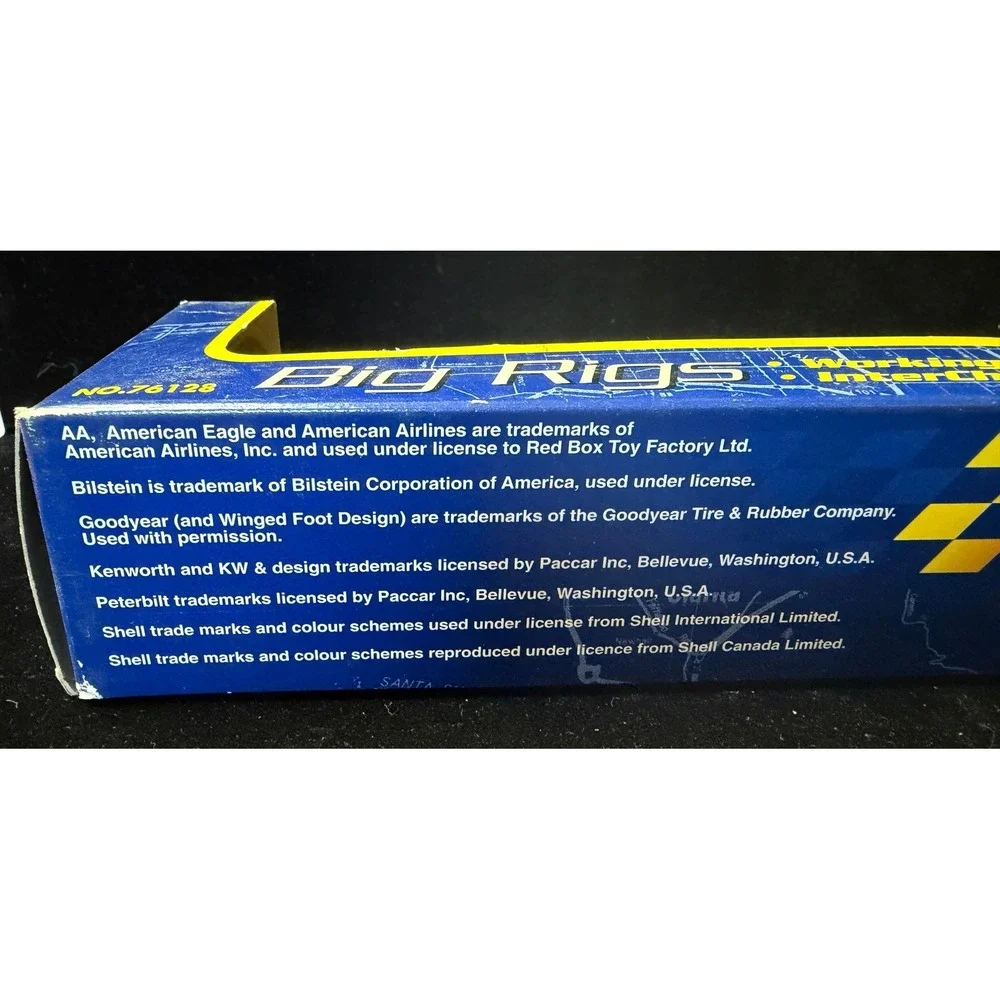MotorMax Big Rigs Cold CT Trans Semi Truck Diecast Blue Cab No. 76128 NIB